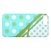 Coque Case-Mate Pour iPhone Aquamarine et Green Pois iPhone 7 Plus Coque (Dos (Horizontal))