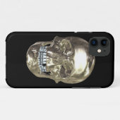 Coque Case-Mate Pour iPhone Argent Chrome Skull iPhone 5G Coque (Dos (Horizontal))