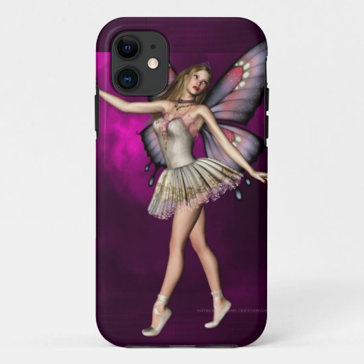 Coque Case-Mate Pour iPhone Ballerina Fairy Artwork D1 iPhone 5 ID Coque (Dos)