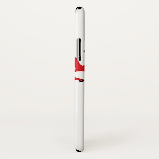 Coque Case-Mate Pour iPhone Baseball Stitching Design iPhone X Coque (Dos/Droite)