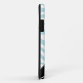 Coque Case-Mate Pour iPhone Black Polka Dot Blue Zebra Imprimer iPhone 5 Coque (Dos/Droite)