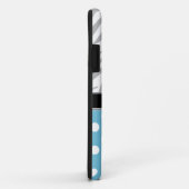 Coque Case-Mate Pour iPhone Blue Polka Dot Fade Zebra Imprimer iPhone 5 Coque (Dos/Droite)