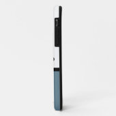 Coque Case-Mate Pour iPhone Blue Swanky Fleur De Lis BT iPhone 5 Coque (Dos/Gauche)