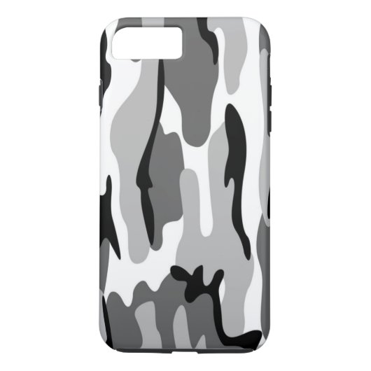Coque Case-Mate Pour iPhone Camouflage gris et noir iPhone 7 Coque (Dos)