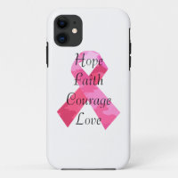 Camouflage rose Ruban Faith iPhone 5 5S Coque