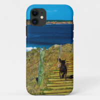 Chinois arrêté Chiot Steal Teddy iPhone Cinq Coque
