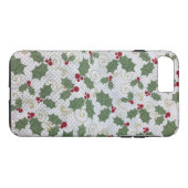 Coque Case-Mate Pour iPhone Christmas Holly coque iphone (Dos (Horizontal))