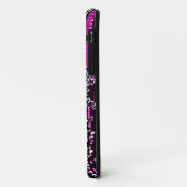 Coque Case-Mate Pour iPhone Circuit rose "I love IT" coque iphone (Dos/Gauche)