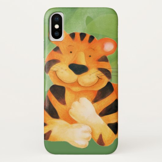 Coque Case-Mate Pour iPhone Coque d'art tiger pour enfants (Dos)
