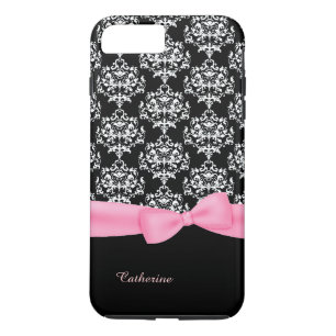 Coque Case-Mate Pour iPhone coque Girly Black & White Damask iPhone 7 Plus