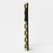 Coque Case-Mate Pour iPhone coque iPhone 5/5S "Retro Dots - Chocolat Et Chaux" (Dos/Gauche)