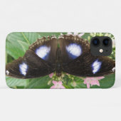 Coque Case-Mate Pour iPhone Coque iphone à papillon tacheté bleu (Dos (Horizontal))