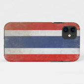 Coque Case-Mate Pour iPhone coque iphone avec le drapeau affligé de la (Dos (Horizontal))