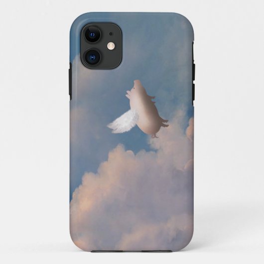 Coque Case-Mate Pour iPhone coque iphone cochon volant (Dos)