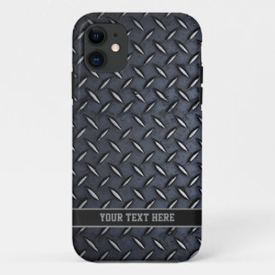 Coque Case-Mate Pour iPhone Coque iphone d'apparence en acier texte personnali