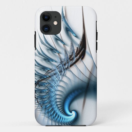 Coque Case-Mate Pour iPhone Coque iphone d'art de fractale : Vagues de mer (Dos)