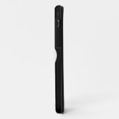 Coque Case-Mate Pour iPhone Coque iphone de coeur d'amour noir et blanc (Dos/Gauche)