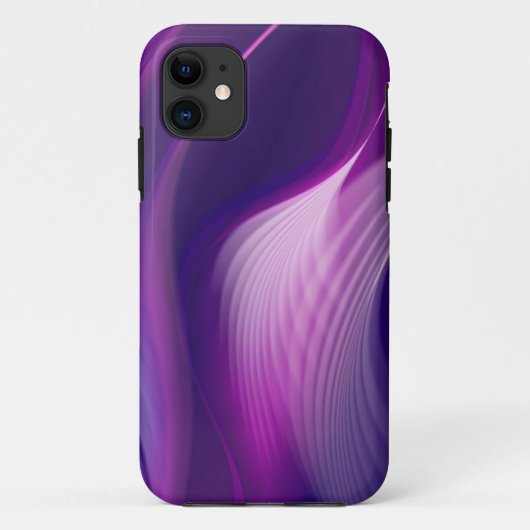 Coque Case-Mate Pour iPhone Coque iphone de conception abstraite violet (Dos)