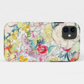 Coque Case-Mate Pour iPhone Coque iphone de fleurs d'aquarelle Neon (Dos (Horizontal))