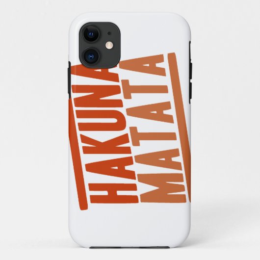 Coque Case-Mate Pour iPhone Coque iphone de Hakuna Matata (Dos)