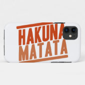 Coque Case-Mate Pour iPhone Coque iphone de Hakuna Matata (Dos (Horizontal))