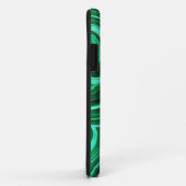 Coque Case-Mate Pour iPhone Coque iphone de motif de malachite (Dos/Droite)