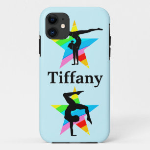 COQUE Case-Mate POUR iPhone COQUE IPHONE GYMNAST PERSONNALISÉ BLUE RAINBOUR ST