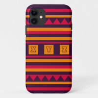 Coque iphone motif Quilt Monogram personnalisé