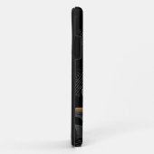 Coque Case-Mate Pour iPhone Coque iphone noir de piano (Dos/Droite)