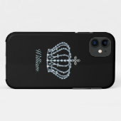 Coque Case-Mate Pour iPhone Coque iphone personnalisable Couronne diamant (Dos (Horizontal))