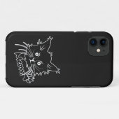 Coque Case-Mate Pour iPhone Coque iphone personnalisé Black Cat (Dos (Horizontal))
