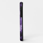 Coque Case-Mate Pour iPhone Coque iphone pourpre affligé de signe de paix (Dos/Gauche)