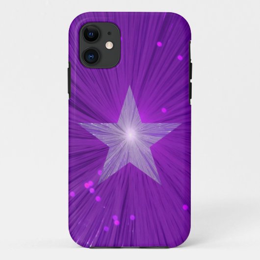 Coque Case-Mate Pour iPhone Coque iphone Purple Star (Dos)