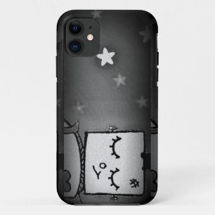 Coque Case-Mate Pour iPhone Coque iphone robot mou noir et blanc