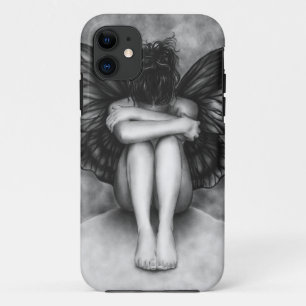 Coque Case-Mate Pour iPhone Coque iphone triste de fille de papillon