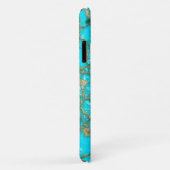 Coque Case-Mate Pour iPhone coque iphone Turquoise Gemstone (Dos/Droite)