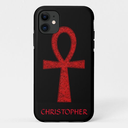 Coque Case-Mate Pour iPhone Coque Red Ankh pour iPhone 5 (Dos)