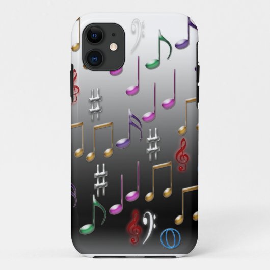Coque Case-Mate Pour iPhone Couverture de coque iphone de conception de notes (Dos)