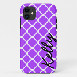 Coque Case-Mate Pour iPhone Couverture pourpre personnalisée de coque iphone