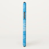 Coque Case-Mate Pour iPhone Damask ciel bleu nom coque iphone (Dos/Droite)