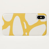 Coque Case-Mate Pour iPhone Design abstrait jaune et blanc iphone x coque (Dos (Horizontal))