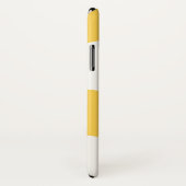 Coque Case-Mate Pour iPhone Design abstrait jaune et blanc iphone x coque (Dos/Droite)