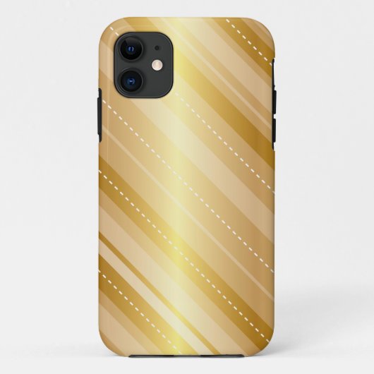 Coque Case-Mate Pour iPhone Élégant coque iphone Gold Stripe (Dos)