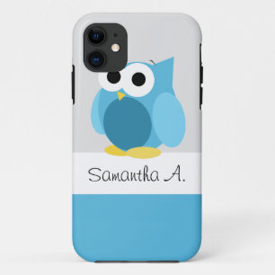 Coque Case-Mate Pour iPhone Funny Blue Owl - Personnalisé iPhone 5 Coque