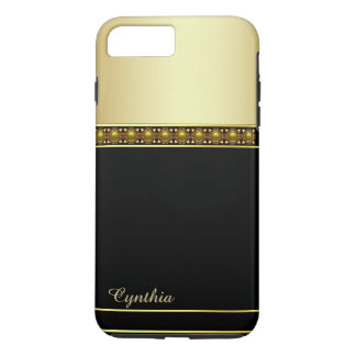 Coque Case-Mate Pour iPhone Glam Black et Gold Tone iPhone 7 Plus Coque