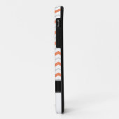 Coque Case-Mate Pour iPhone Gray & Orange Chevron Monogram iPhone 5 Coque (Dos/Gauche)