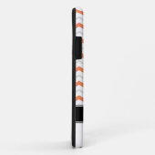 Coque Case-Mate Pour iPhone Gray & Orange Chevron Monogram iPhone 5 Coque (Dos/Droite)