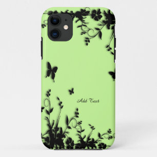 Coque Case-Mate Pour iPhone Green Butterfly Garden iPhone 5/5S Coque personnal