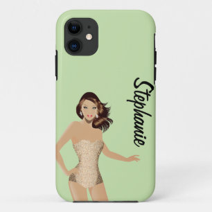 Coque Case-Mate Pour iPhone Green Swinsuit Girl Mate ID™ iPhone 5 Coque