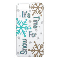 Heure Pour Le coque iphone De Neige